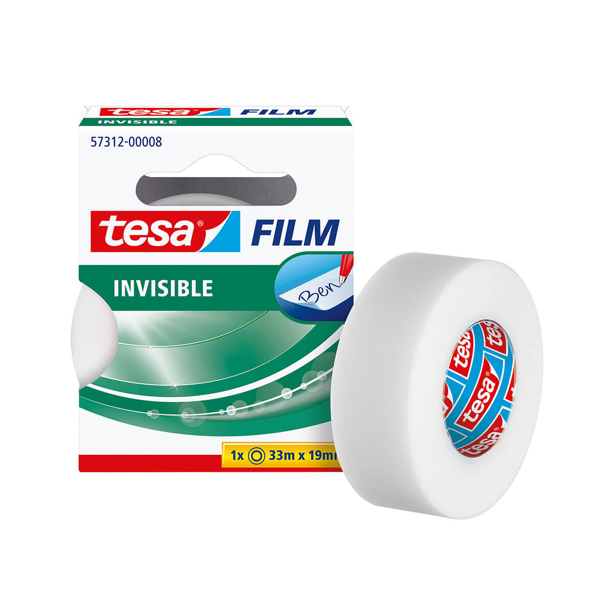 tesafilm Invisible adhesive tape, 33m x 19mm, hfb