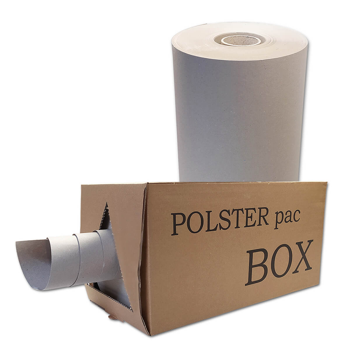 Packpapier Spenderbox 37,5 cm x 200 m Schrenzpapier 80g/m²