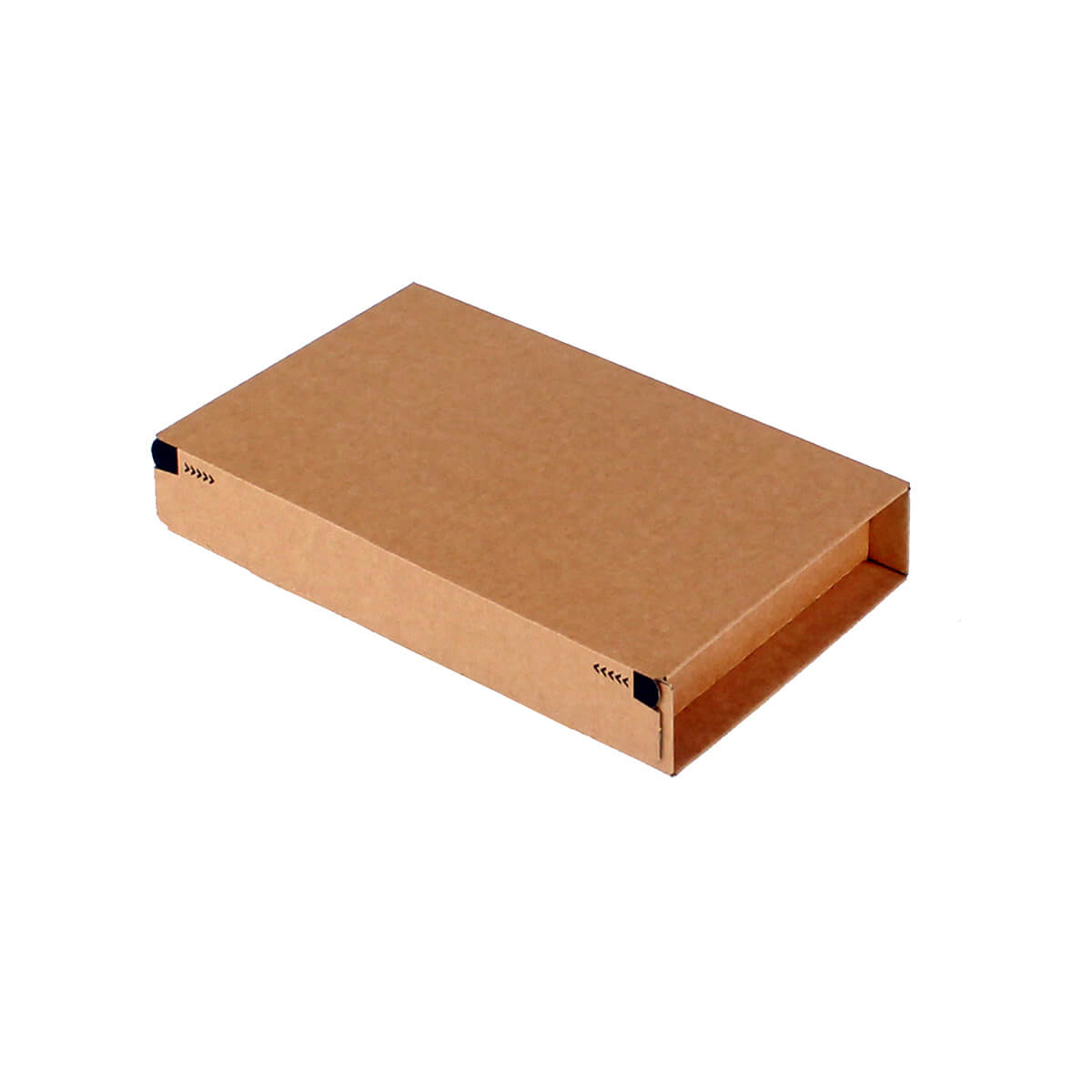 Maxi letter box 215x155x43 mm din a5+ self-adhesive + tear strip, brown - progressPACK