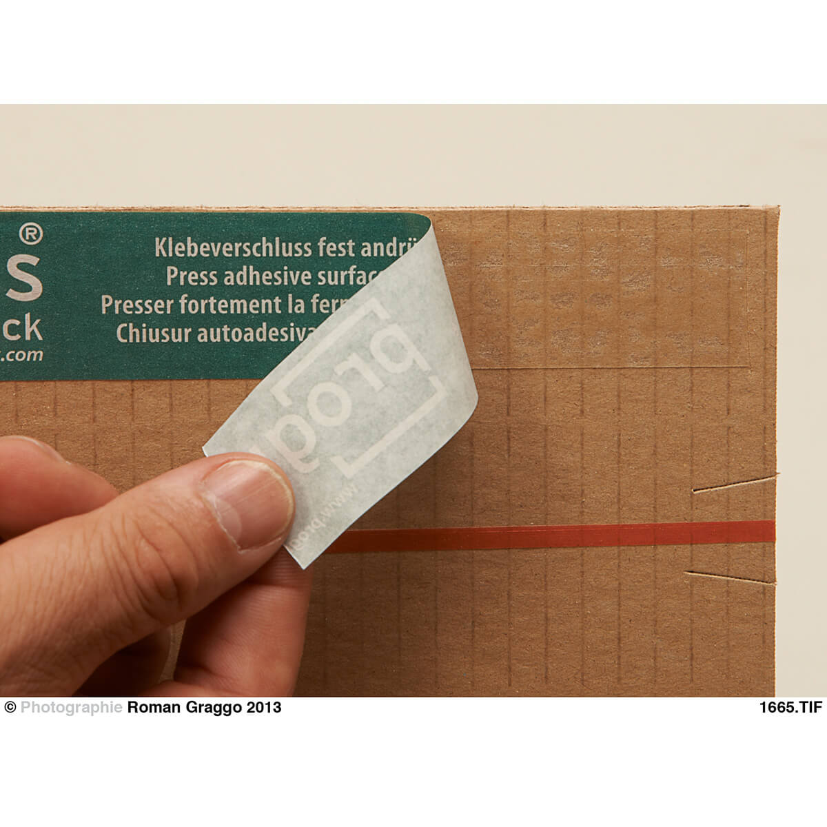 Buchverpackung 230x165x70-0 mm Pappe 2 wellig DIN A5 selbstklebend + Aufreißfaden - progressPACK
