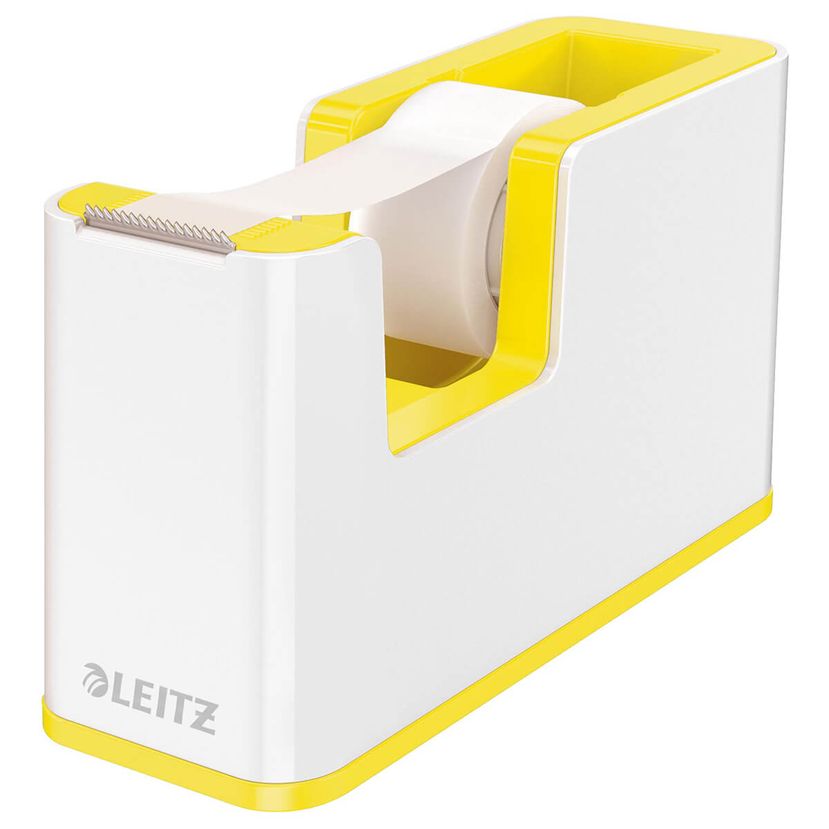 Leitz 5364 Tape dispenser Duo Colour WOW+Tape White/Yellow