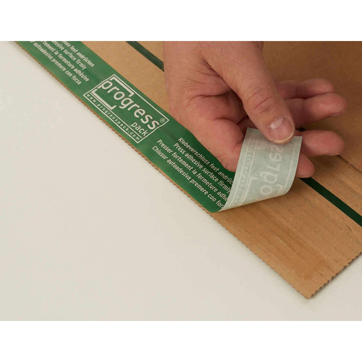 Book packaging cardboard eco plus 230x165x70-0 mm din c5 self-adhesive - progressPACK