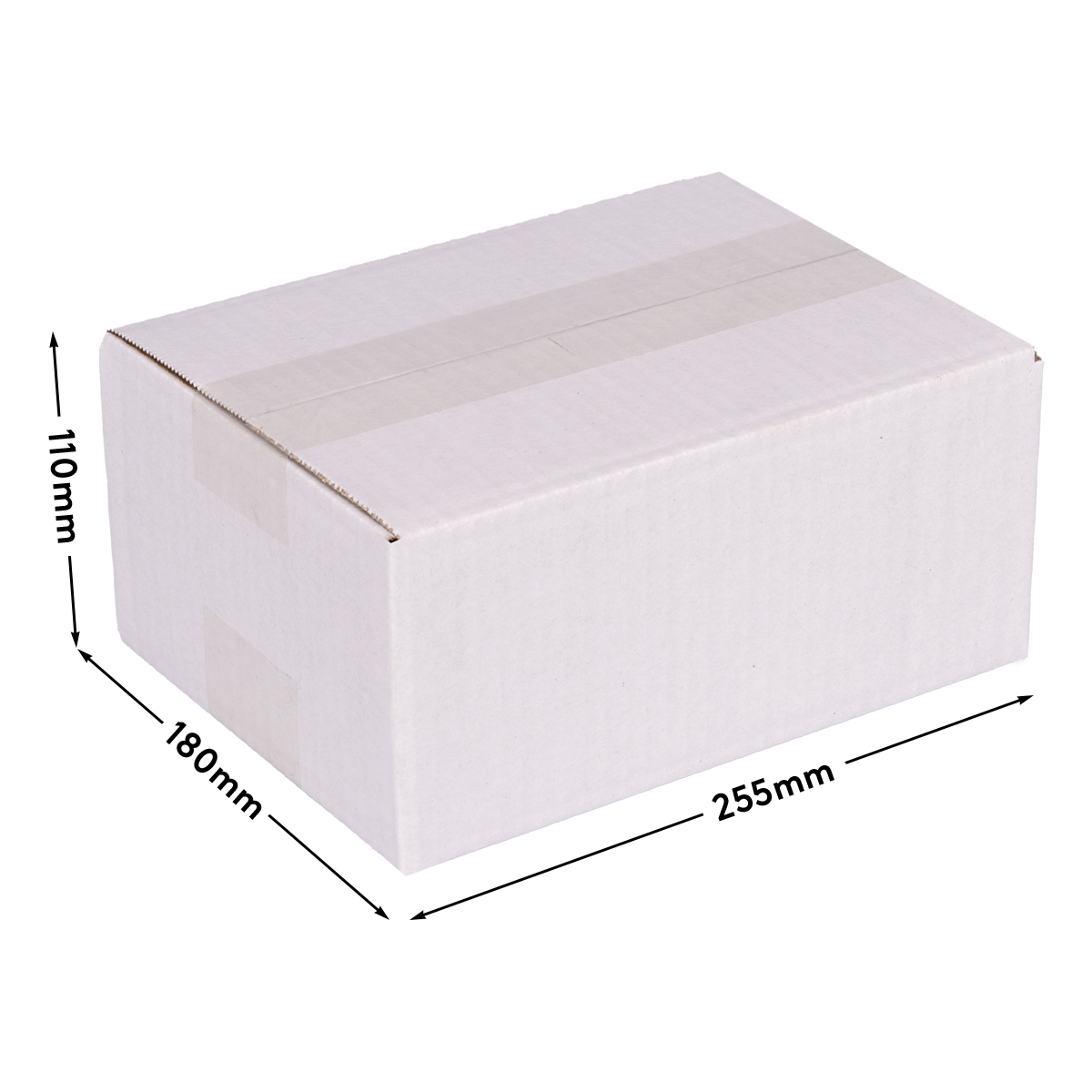 Folding carton 250x175x100 mm - KK 24 white