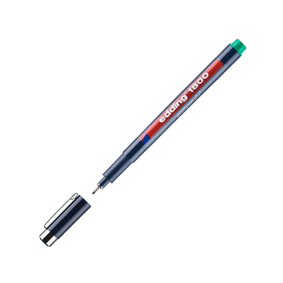 edding Fiber pen 1800 profipen 0.7mm green fineliner