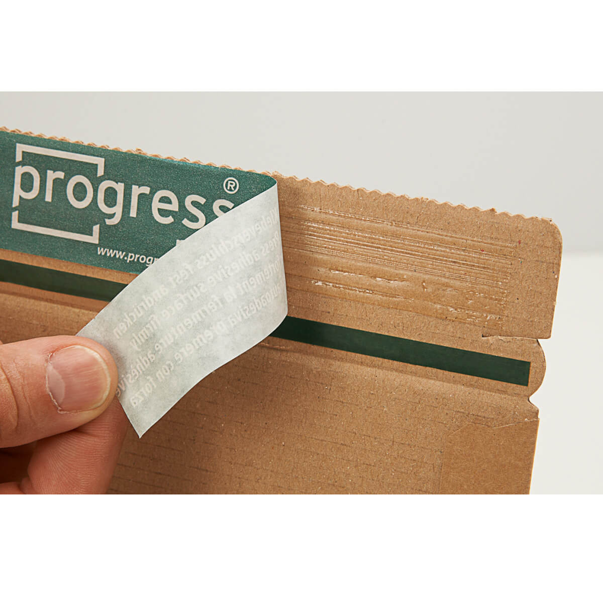 Folding boxes 230x166x90 mm din a5+ self-adhesive + edge protector - progressPACK