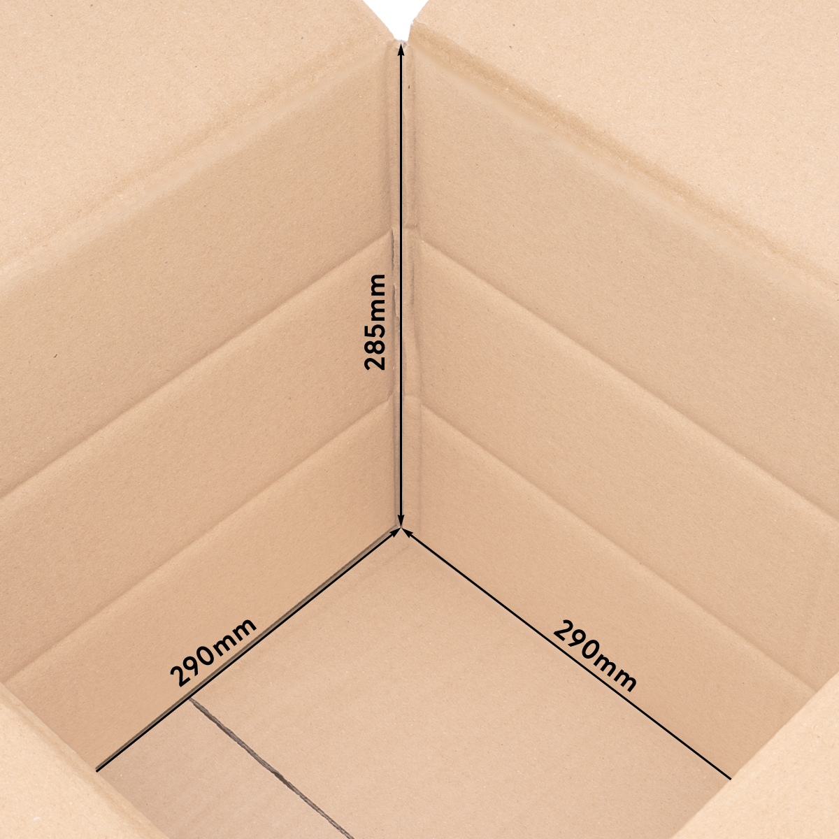 Cardboard box, double wall, 300x300x300 mm - KK 41