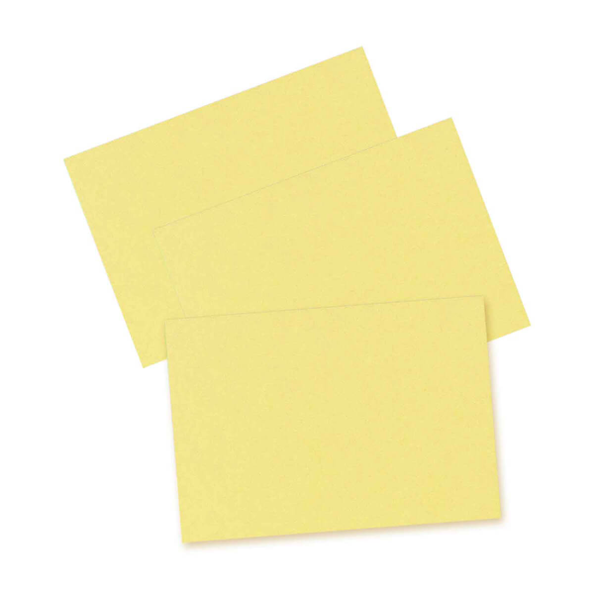 Herlitz Index cards blank 100 pieces shrink wrapped a6 Yellow
