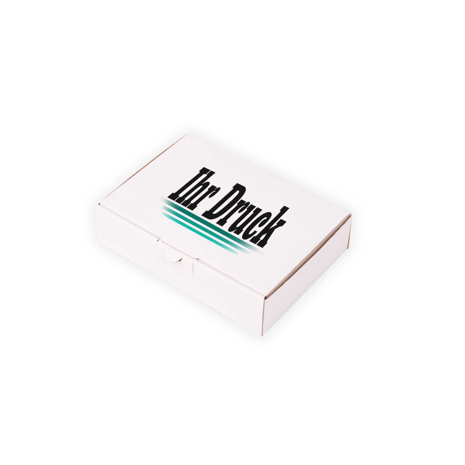 Maxi letter box white, 180x130x45 mm - MB-2, with digital print
