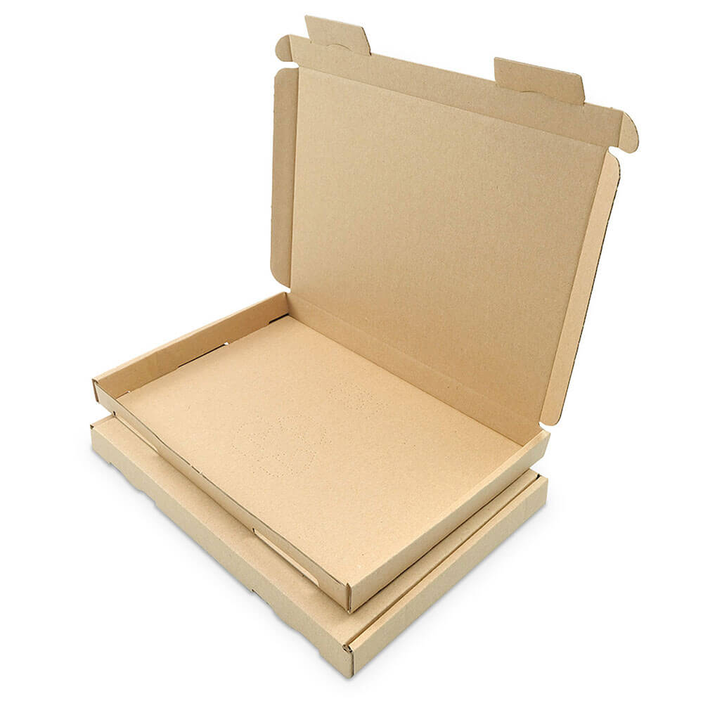 Big letter-sized carton 230x160x20 mm - GB 1, brown (DIN A5)