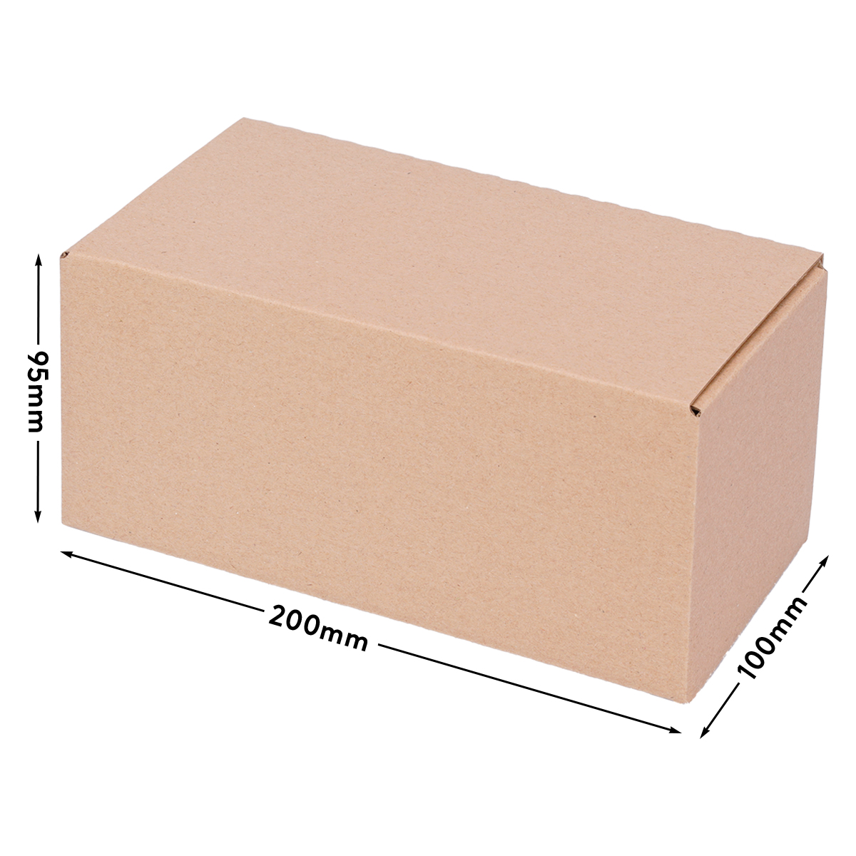Automatic box 195x95x90 mm with self-adhesive lid - VP 20