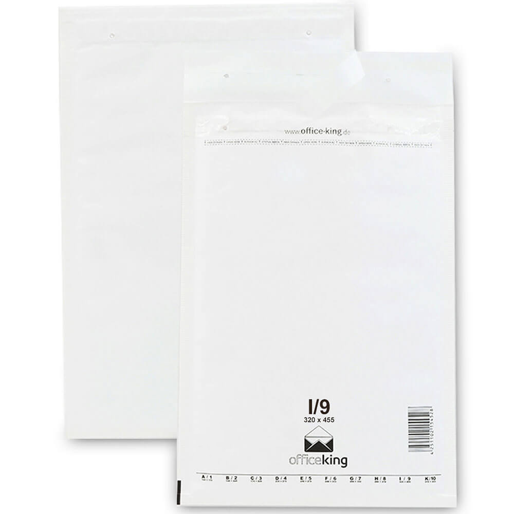 50 I9 Bubble mailers white 320 x 455 mm - officeking