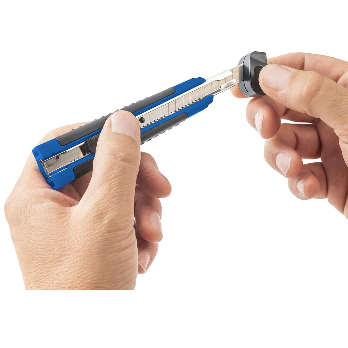 DAHLE 10870 Allround cutter knife 9 mm incl. 2 blades - blue/black