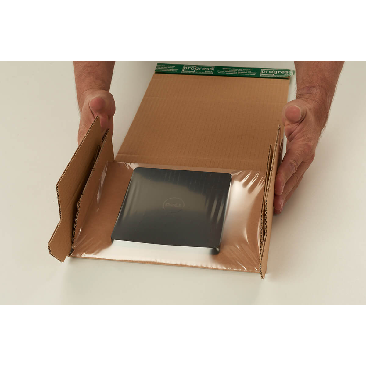 Fixation packaging 160x120x40 mm din c5 50my foil + self-adhesive + tear strip - progressFIX