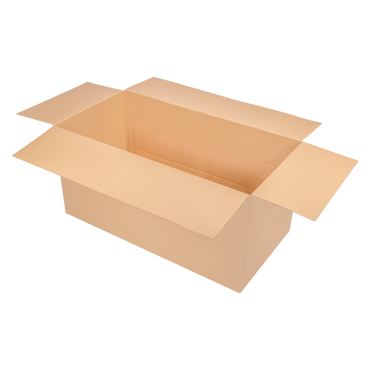 Folding carton 2-wall BC corrugated, 1200x600x600mm, brown, DHL carton