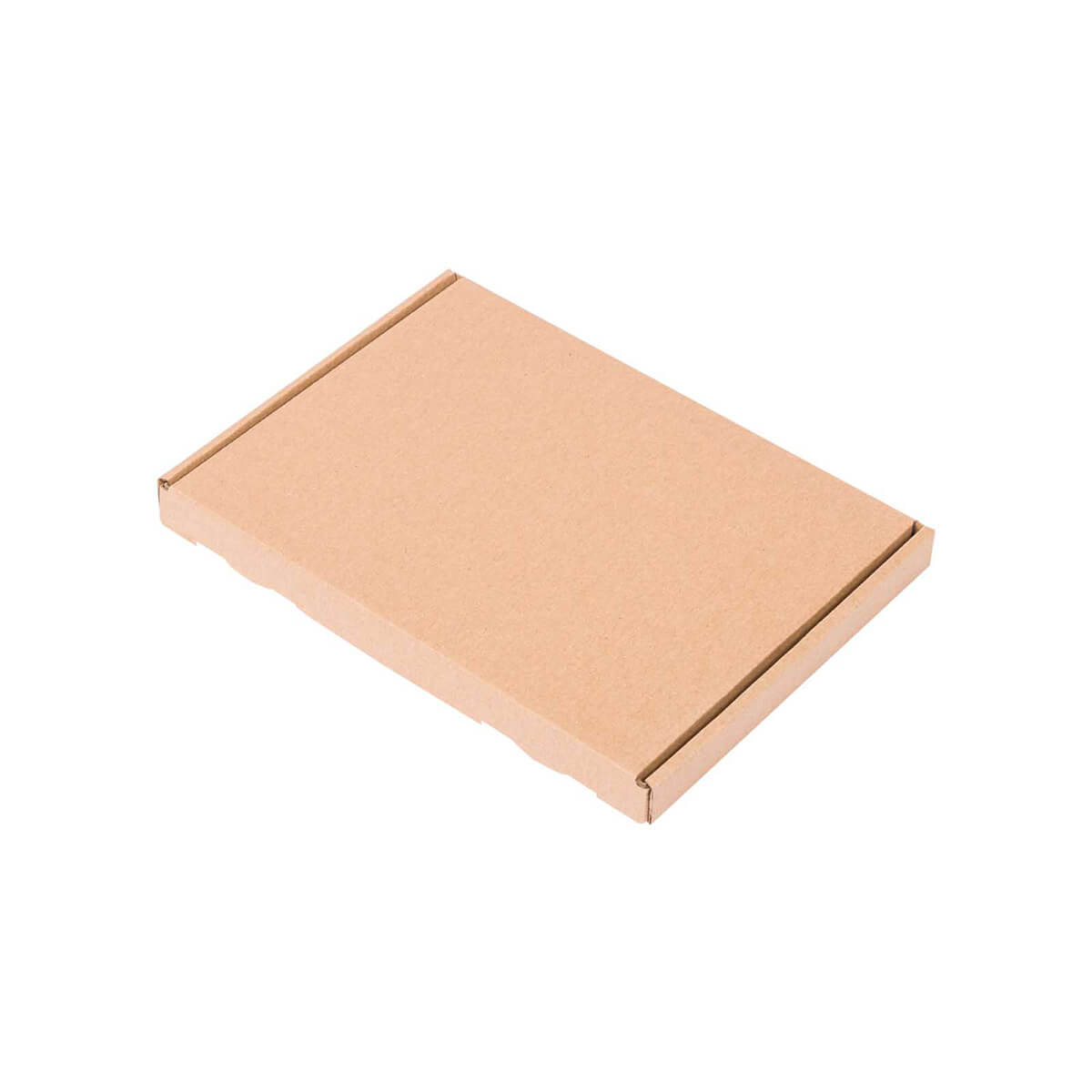 Big letter-sized carton 230x160x20 mm - GB 1, brown (DIN A5)