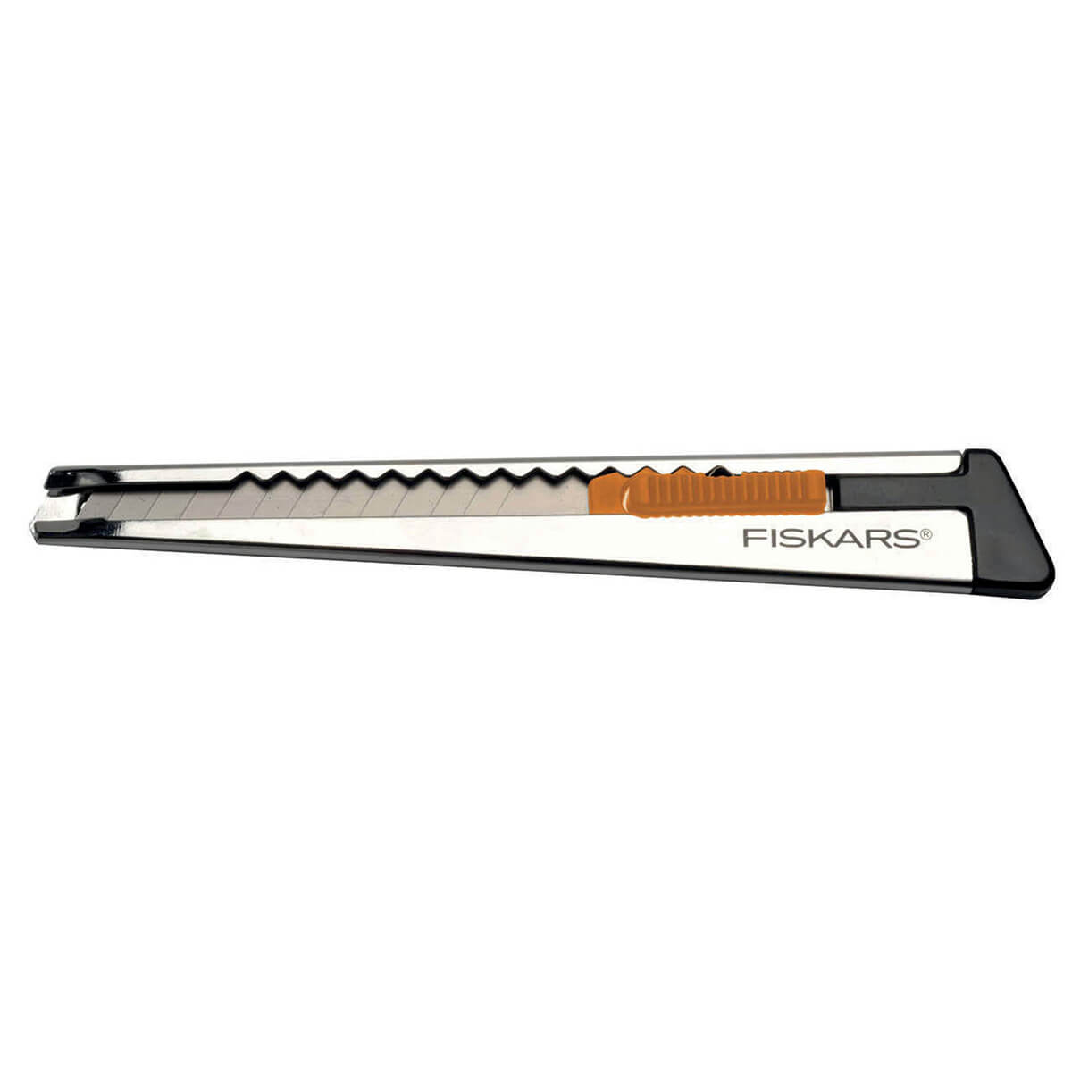 Fiskars Cutter Cuttermesser 9 mm aus Metall, Flach