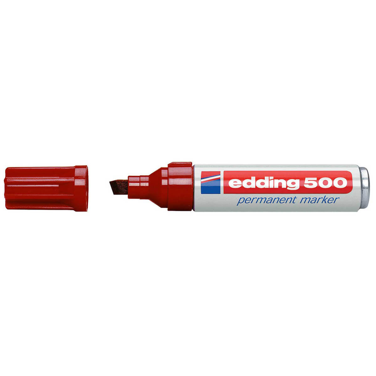 edding 500 permanent markers - refillable, 2 - 7 mm red