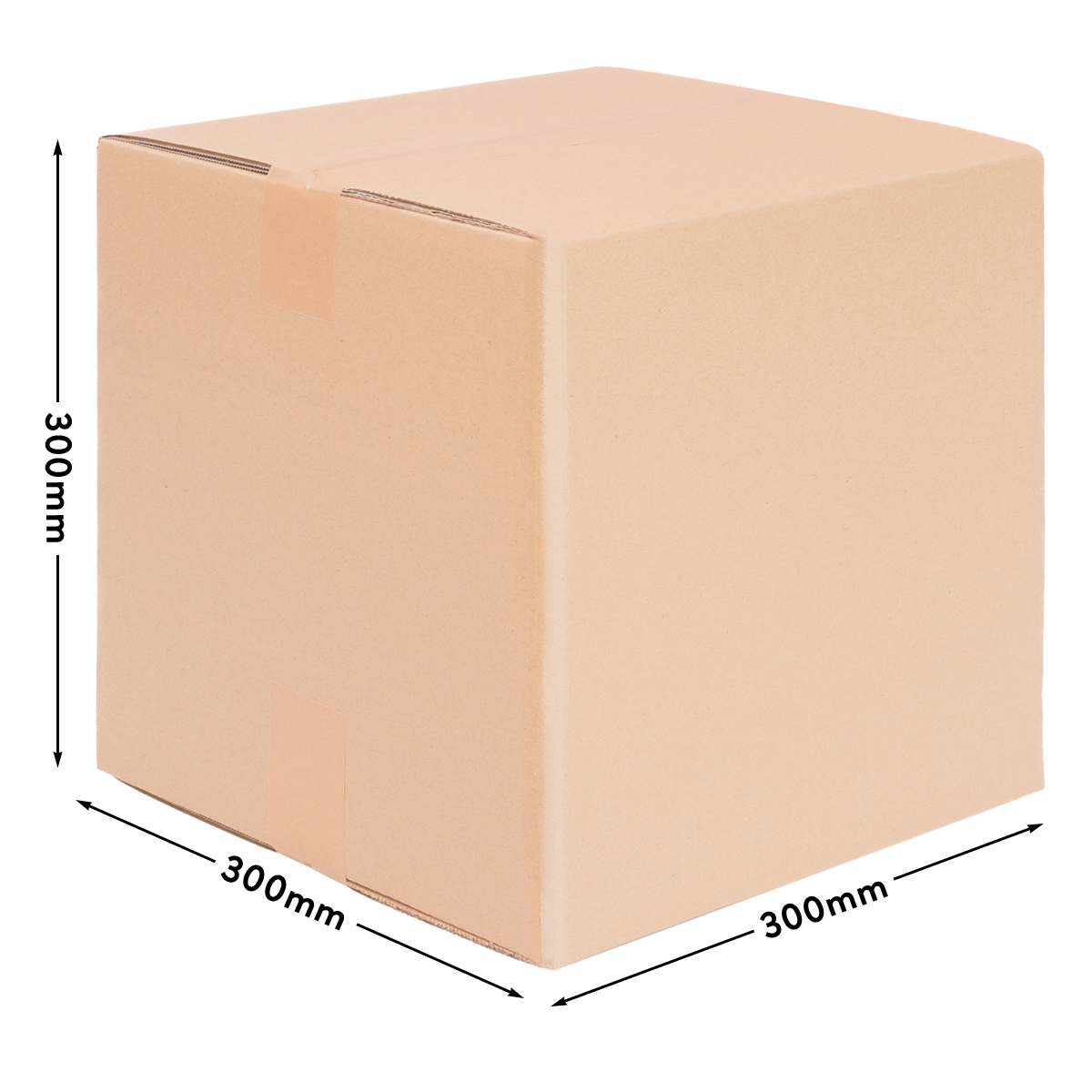 Cardboard box, double wall, 300x300x300 mm - KK 41
