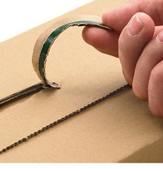 Book packaging cardboard eco plus 217x155x60-0 mm din a5 self-adhesive + tear strip - progressPACK