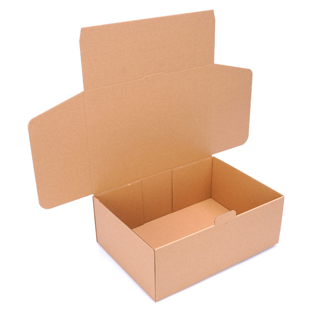 Folding box 350x250x130 mm - WP 50 brown DIN A4 B4