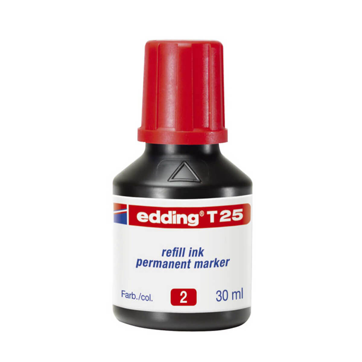 Edding T25 refill ink for permanent markers, red, 30ml