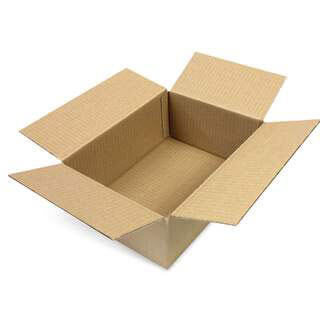 Cardboard box single wall 370x195x100 mm - KK 85