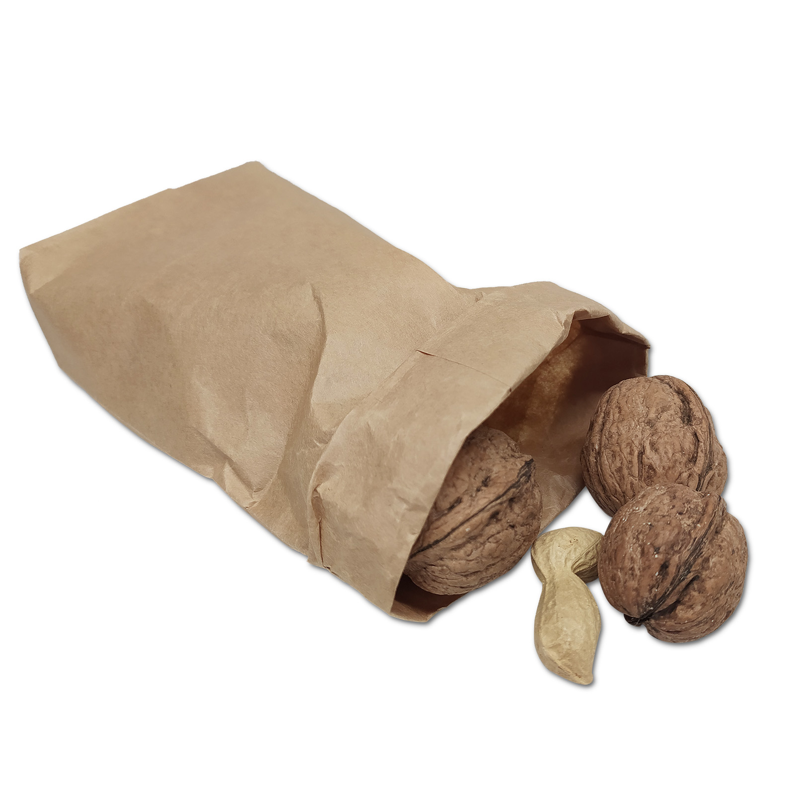 50 paper bags brown 14 x 22 cm with cross bottom 5,5 cm bag kraft paper bag