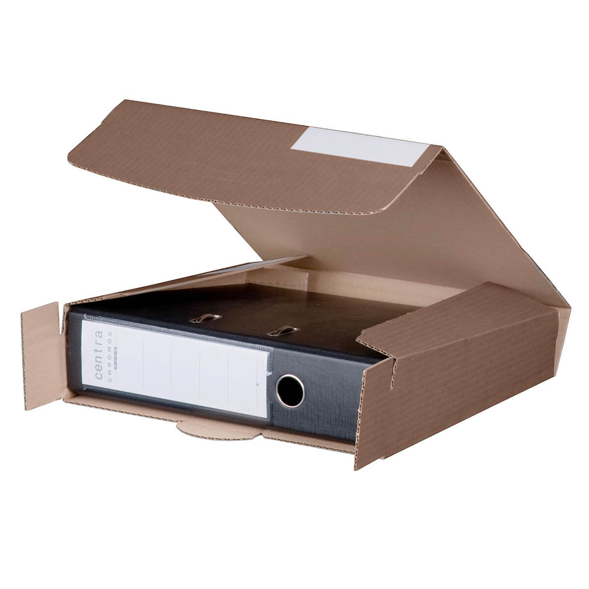 Folder shipping box 320x288mm 80B - 80mm brown