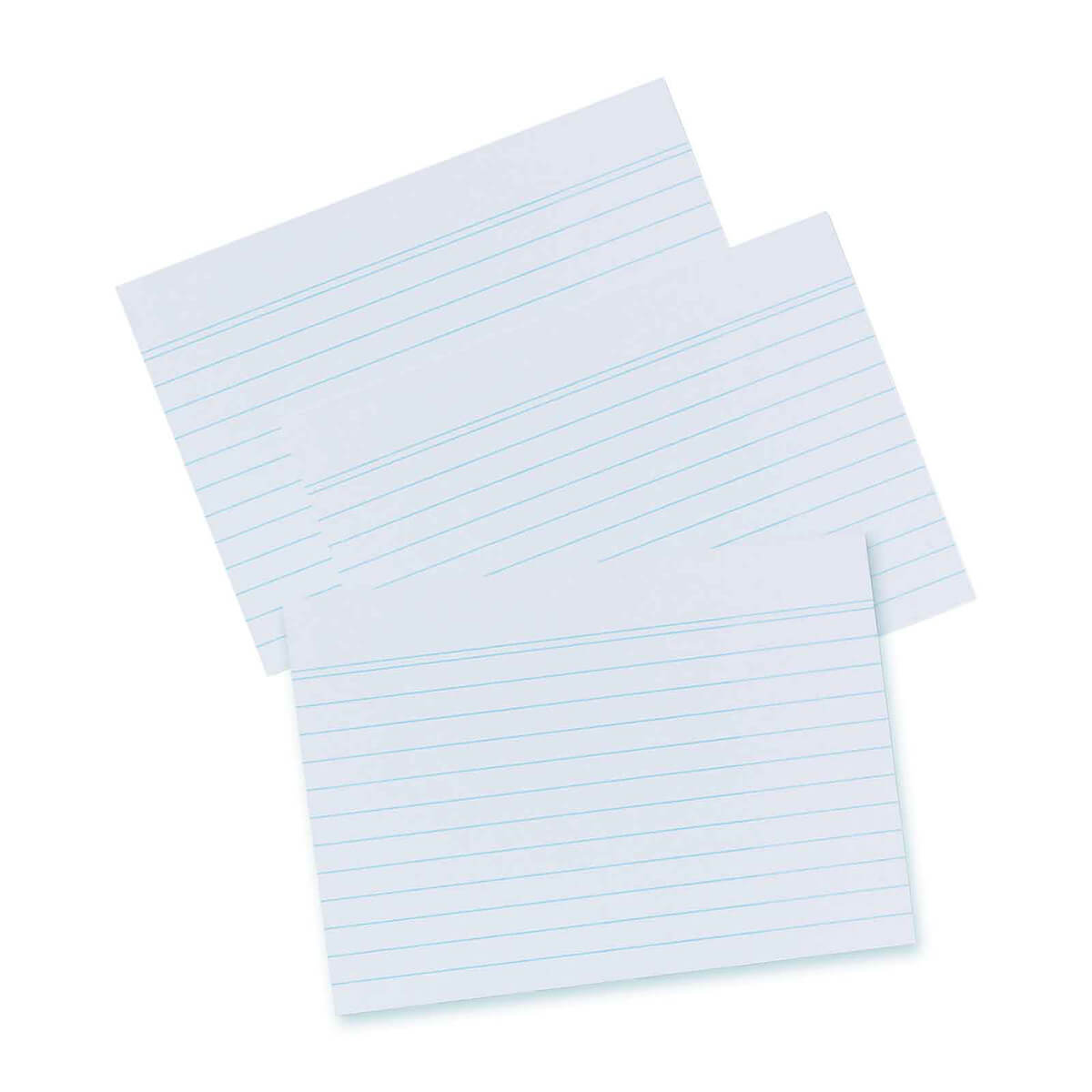 Herlitz Index cards lined 100 pieces shrink-wrapped a5 White