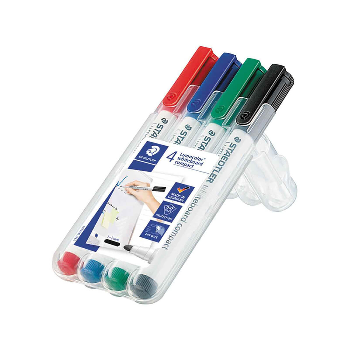 Staedtler Whiteboard marker lumocolor 341 wp4, 4 pieces Box compact