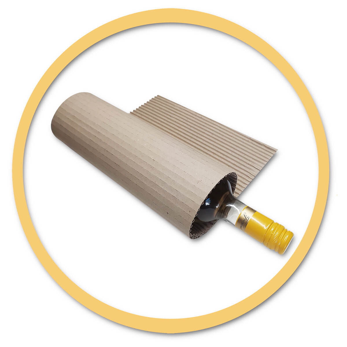 Roll corrugated cardboard C flute 30 cm wide x 70 m long packaging material corrugated cardboard on roll