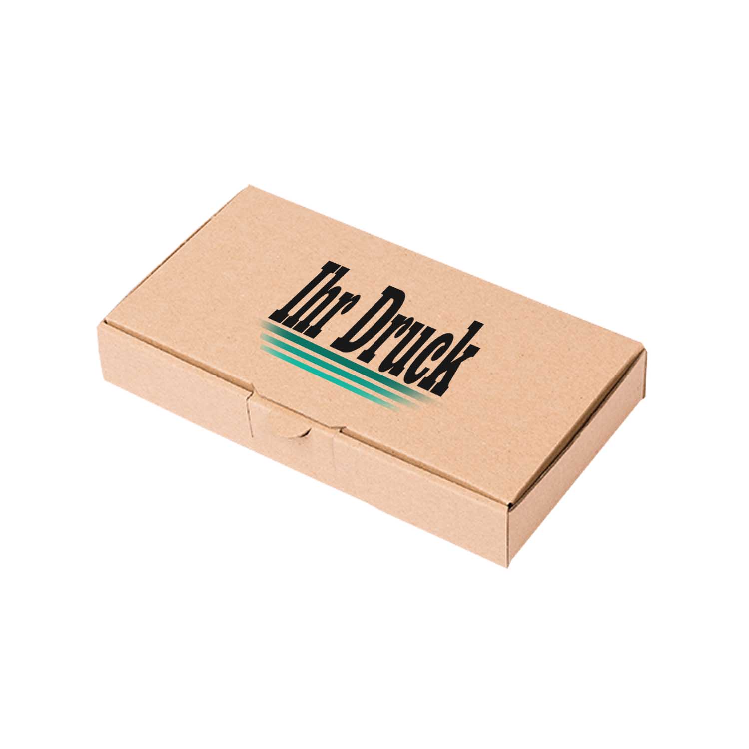Maxi letter box brown, 180x100x30 mm - MB-0, with digital print