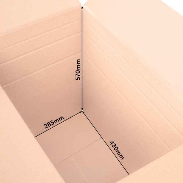 Verpacking 250 Folding Boxes 25 X 15 X 10 Cm Brown (external Dimensions - View #11