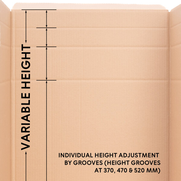 Verpacking 250 Folding Boxes 25 X 15 X 10 Cm Brown (external Dimensions - View #8