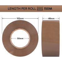 Adhesive Tape in Brown with dimensions 48 mm, Brand: verpacking (View 2)