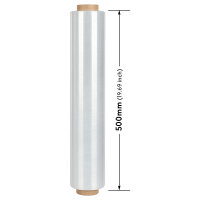 Elastic Foil in Transparent with dimensions 500 mm, Brand: verpacking (View 2)