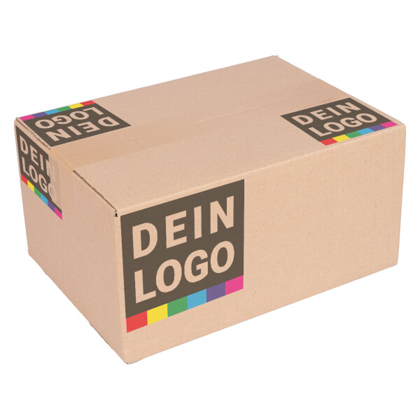 Karton mit Druck 300x215x140 mm Digitaldruck 4-seitig - KK 30