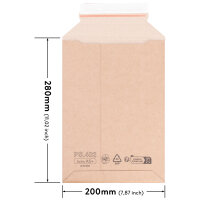 Versandtasche Wellpappe in Braun mit den Maßen 280x200 mm  (Hauptbild)