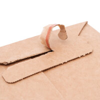 Versandtasche Wellpappe in Braun mit den Maßen 280x200 mm (Ansicht 3)