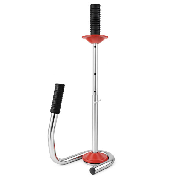 Profi Abroller für Stretchfolie Handabroller Chrom