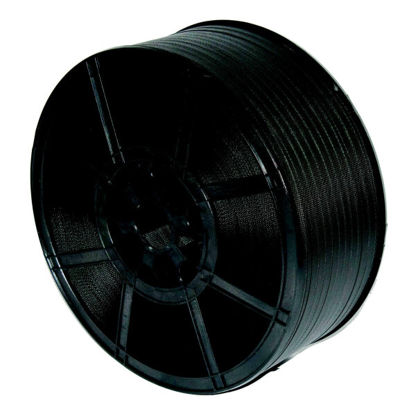 Umreifungsband Kunststoff 12x0,55 mm PP 2000 m schwarz
