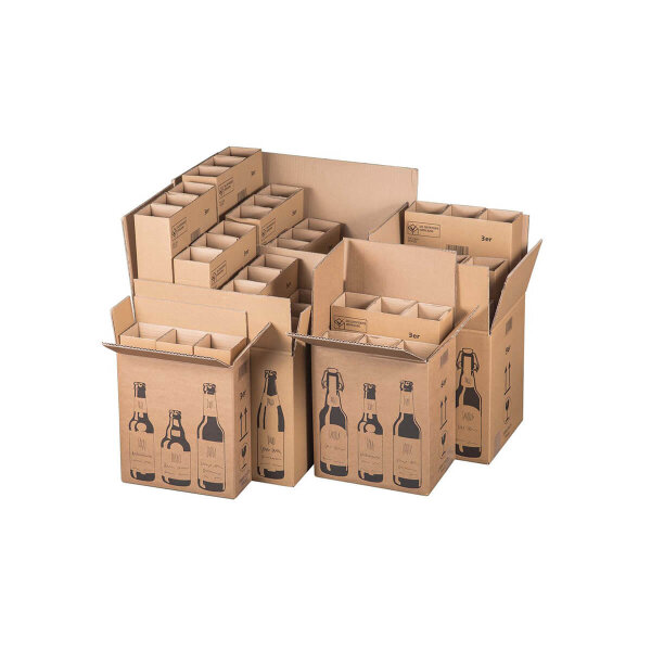 Shipping box for 18 beer bottles