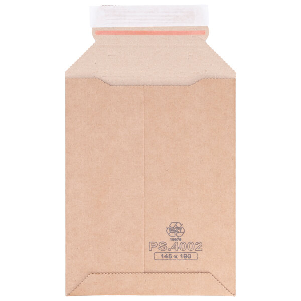 Versandtasche Wellpappe 145x190 mm selbstklebend + Aufreißhilfe