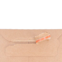 Versandtasche Wellpappe in Braun mit den Maßen 190x145 mm (Ansicht 3)