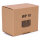 Faltschachtel in Braun mit den Maßen 120x100x80 mm, FEFCO 0426, Hersteller: verpacking (Ansicht 1)