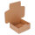Hinged Folding Box in Brown with dimensions 150x150x60 mm, FEFCO 0426, Brand: verpacking  (Main Picture)