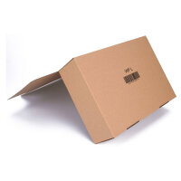 Faltschachtel in Braun mit den Maßen 310x430x120 mm, FEFCO 0426, Hersteller: verpacking (Ansicht 2)