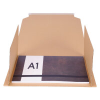 Buchverpackung mit den Maßen 900x600x90 mm, Hersteller: verpacking (Ansicht 3)