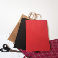Papiertüten in Braun mit den Maßen 400x450 mm, Hersteller: PODARI (Ansicht 3)