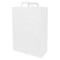 Papiertüten in Weiß mit den Maßen 160x320x450 mm, Hersteller: verpacking (Ansicht 1)
